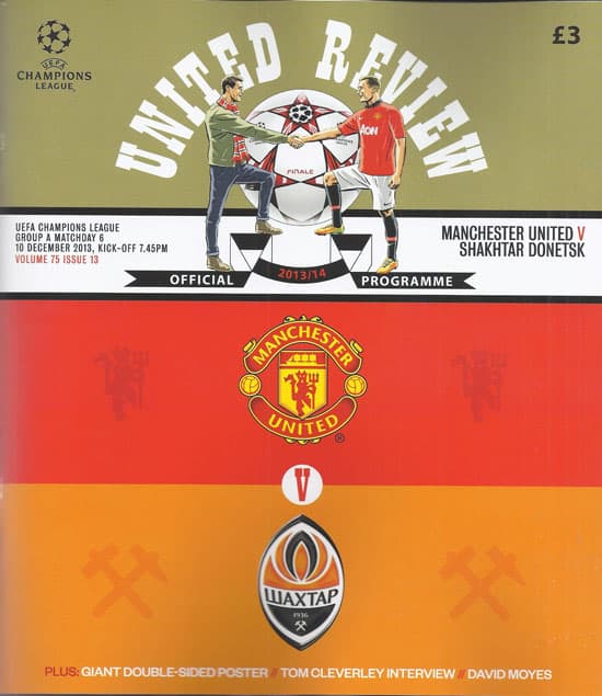 Manchester United FC v Shakhtar Donetsk